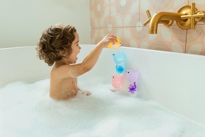 Munchkin Bath Toy Cups Water Falls 4Pk, Learning SPACE