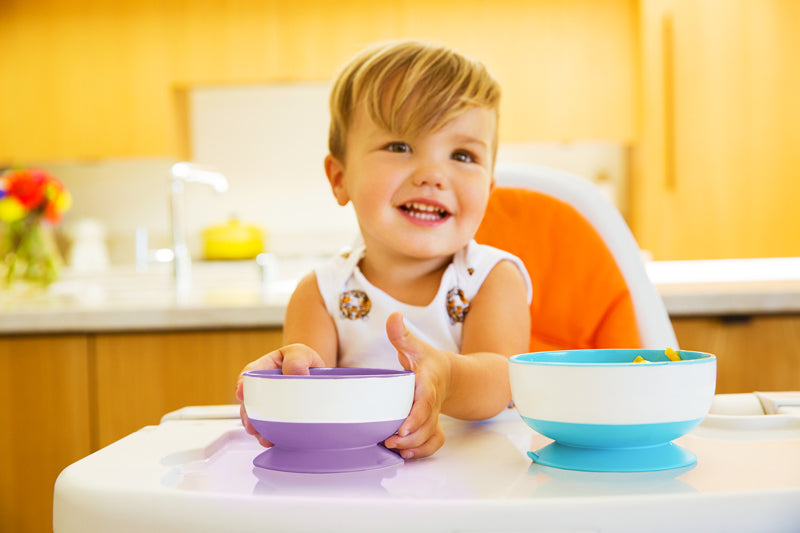Munchkin Stay Put Suction Bowls 3Pk, Learning SPACE