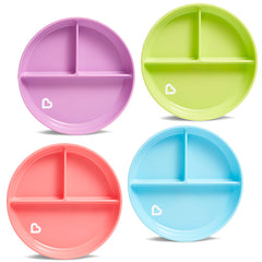 Munchkin Stay Put Suction Plate 2Pk-Feeding Skills, Fine Motor Skills, Life Skills, Munchkin, Role Play-Learning SPACE