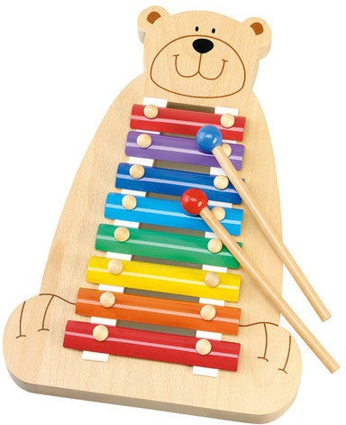 Musical Bear Xylophone-AllSensory,Baby Musical Toys,Baby Sensory Toys,Baby Wooden Toys,Calming & Anxiety,Early Years Musical Toys,Music,SCOTEXCEL,Sensory Seeking,Sound Equipment,Stock,Strength & Co-Ordination,Tidlo Toys-Learning SPACE