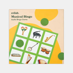 Musical Bingo Board Games-Dementia,Memory Pattern & Sequencing,Music,Music Class Pack,Primary Music,Teenage & Adult Sensory Gifts-Learning SPACE