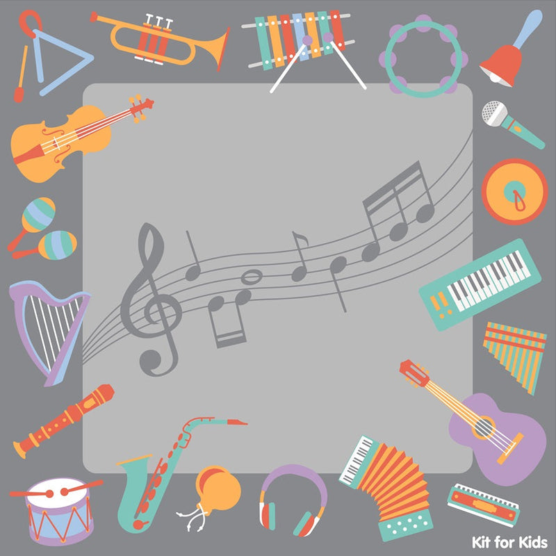 Musical Instrument 2x2m Carpet, Learning SPACE