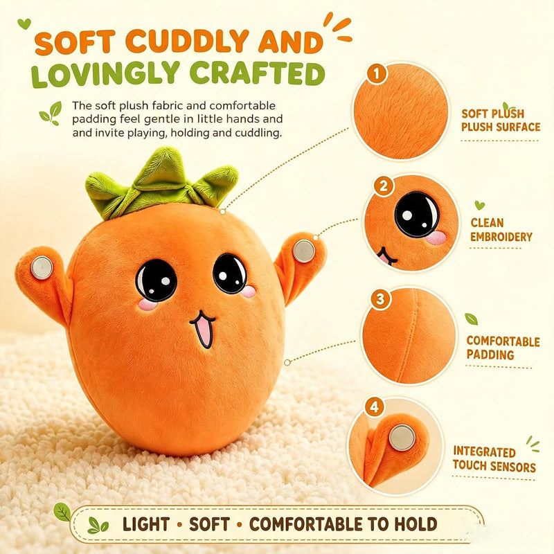 Musical Plush Toy - Strawberry or Carrot, Learning SPACE
