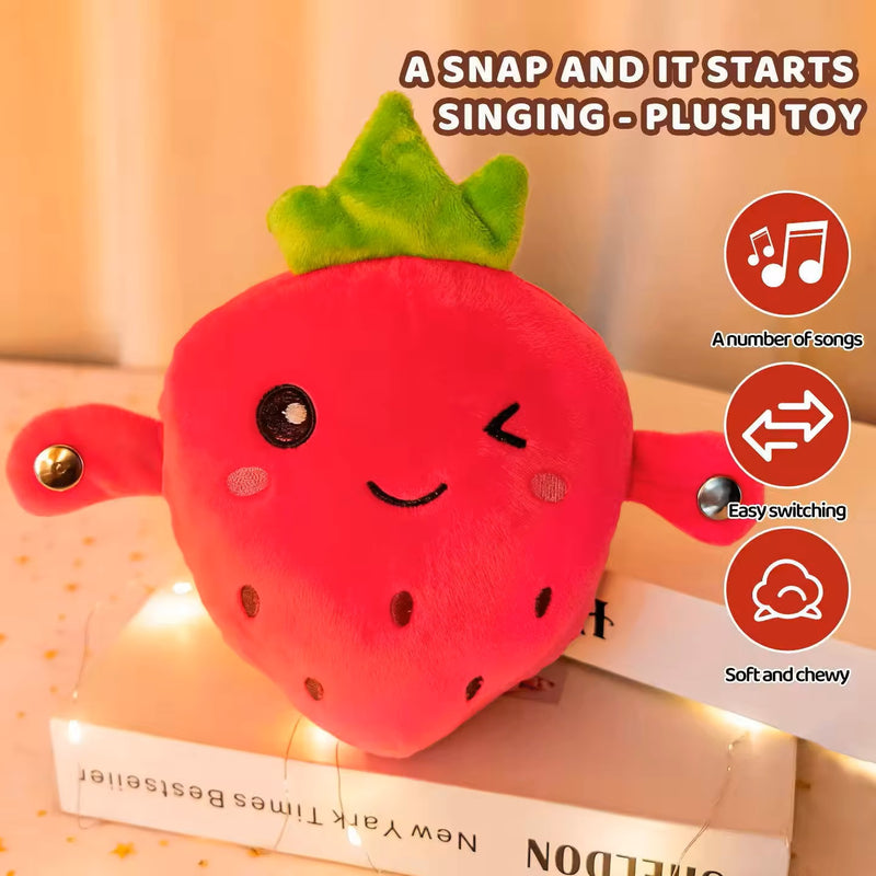 Musical Plush Toy - Strawberry or Carrot, Learning SPACE
