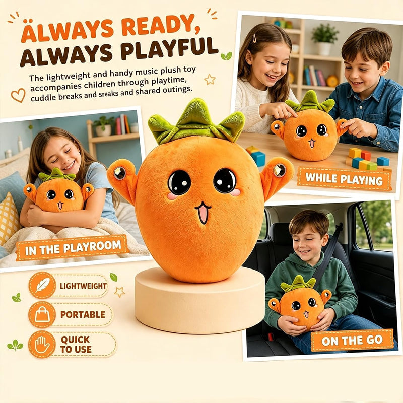 Musical Plush Toy - Strawberry or Carrot, Learning SPACE