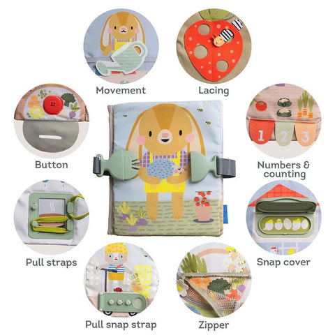 My 1st Busy Book - Interactive Toddler Activities-Baby Books & Posters,Halilit Toys,Tactile Toys & Books-Learning SPACE