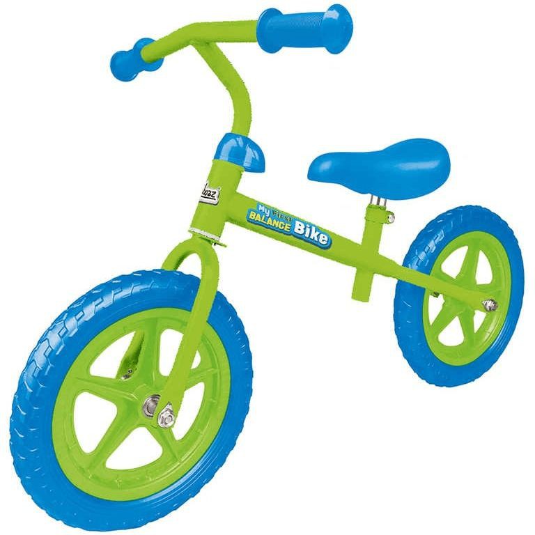My First Balance Bike - Green/Blue-Additional Need,Baby & Toddler Gifts,Baby Ride On's & Trikes,Balance Bikes,Discontinued,Early Years. Ride On's. Bikes. Trikes,Exercise,Gross Motor and Balance Skills,Helps With,Ozbozz,Ride & Scoot,Ride On's. Bikes & Trikes,Stock,Tobar Toys-Learning SPACE