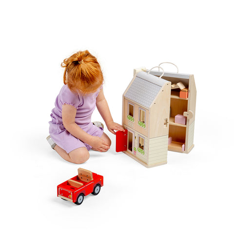 My First Doll House-Bigjigs Toys,Dolls & Doll Houses,Dropship,Games & Toys,SCOTEXCEL-Learning SPACE