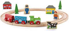 My First Train Set-Baby Wooden Toys,Bigjigs Rail,Bigjigs Toys,Cars & Transport,Imaginative Play,Stock,Train-Learning SPACE