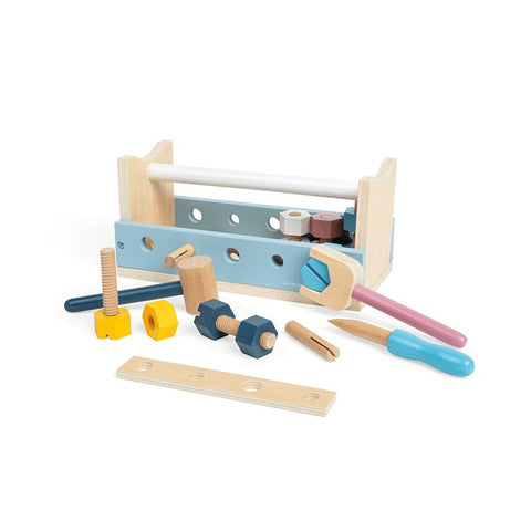 My First Workbench Wooden-Bigjigs Toys,Engineering & Construction,Gifts For 2-3 Years Old,Role Play,S.T.E.M,Technology & Design,Wooden Toys-Learning SPACE