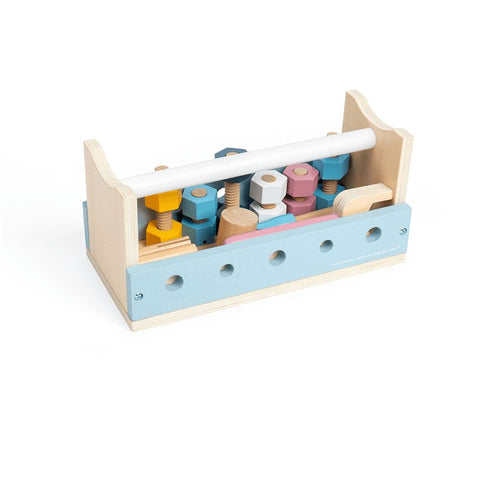 My First Workbench Wooden-Bigjigs Toys,Engineering & Construction,Gifts For 2-3 Years Old,Role Play,S.T.E.M,Technology & Design,Wooden Toys-Learning SPACE