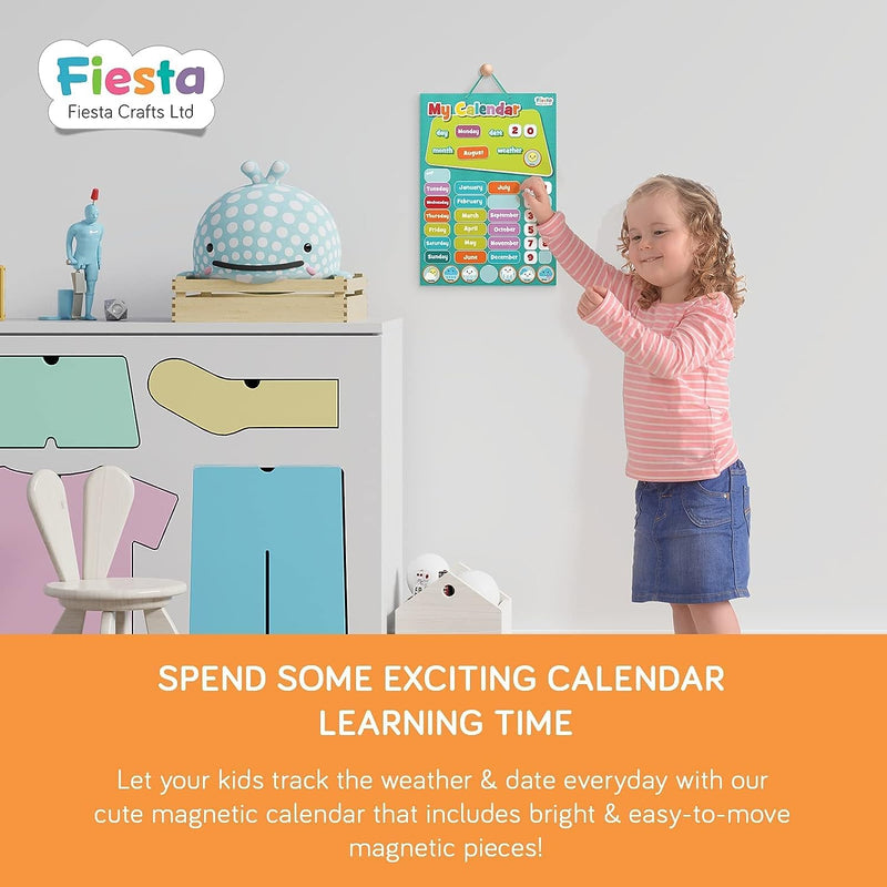 My Magnetic Daily Calendar - Multicoloured, Learning SPACE