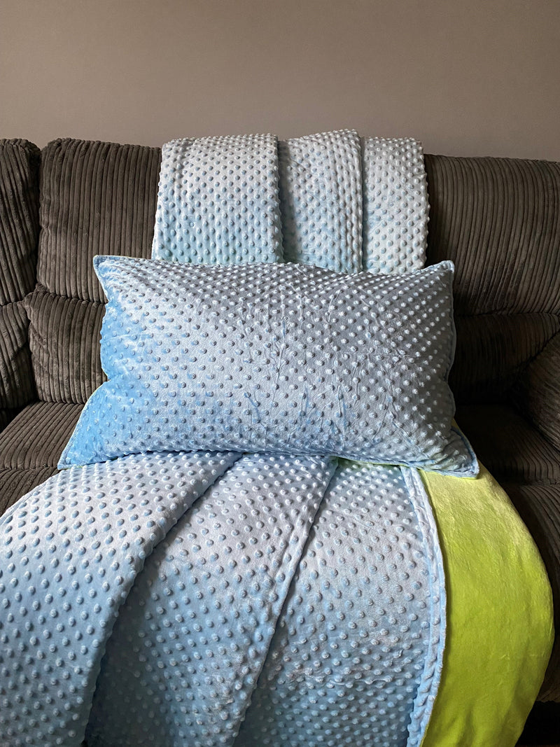 MySpace 3kg Weighted Blanket & Pillow Case Small (90 x 100), Learning SPACE