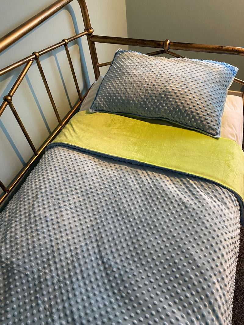 MySpace 3kg Weighted Blanket & Pillow Case Small (90 x 100), Learning SPACE