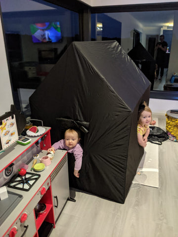 MySpace Indoor Framed Sensory Den House Shaped-Black-Out Dens,MySpace,Nooks dens & Reading Areas,Play Dens,Playlearn,Reading Den,SCOTEXCEL,Sensory Dens,Wellbeing Furniture-Learning SPACE