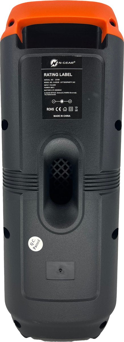 N-Gear Let's Go Party 24C Portable Karaoke Speaker, Learning SPACE