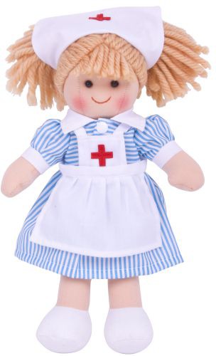 Nancy Nurse Rag Doll - Soft and Cuddly Toy, Learning SPACE