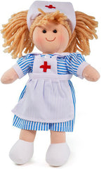 Nancy Nurse Rag Doll - Soft and Cuddly Toy, Learning SPACE