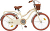 Natural Beige Toimsa Vintage Bicycle 20 Inch Wheels for Older Children, Learning SPACE