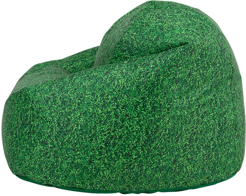 Natural Grass Children's Bean Bag Chair, Learning SPACE