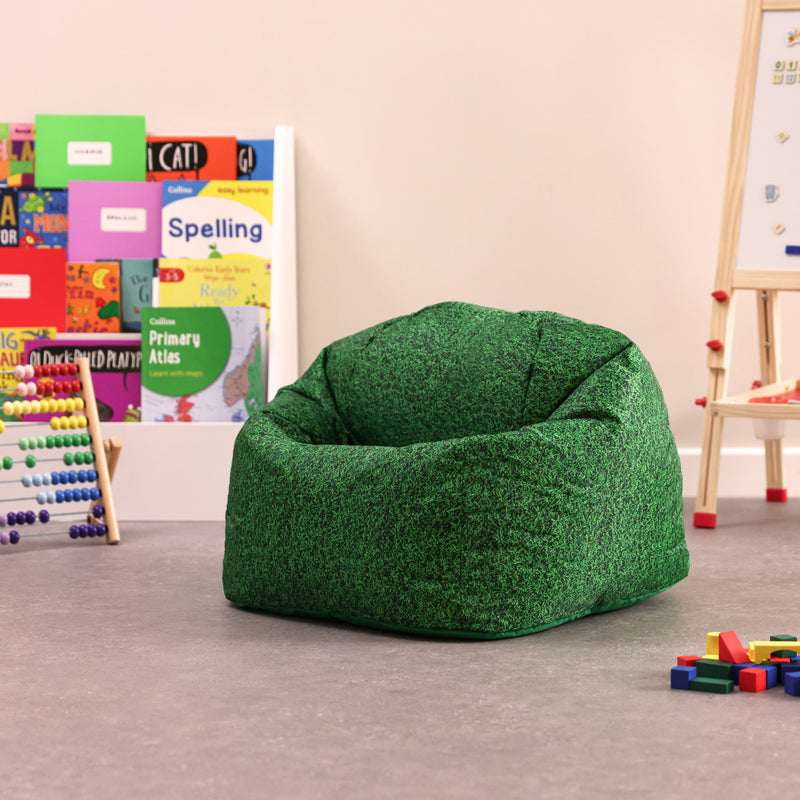Natural Grass Children's Bean Bag Chair, Learning SPACE