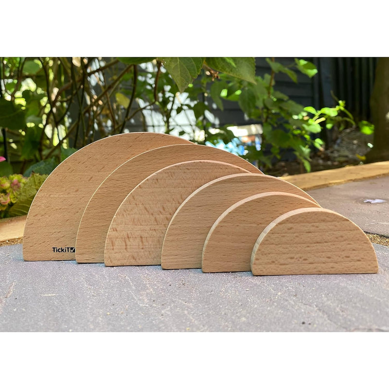 Natural Wooden Architect Arch Panels - Pk6, Learning SPACE