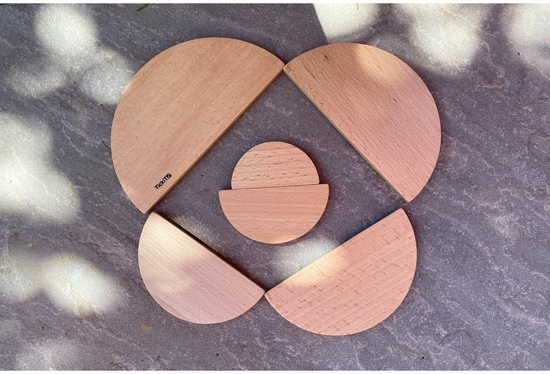 Natural Wooden Architect Arch Panels - Pk6, Learning SPACE