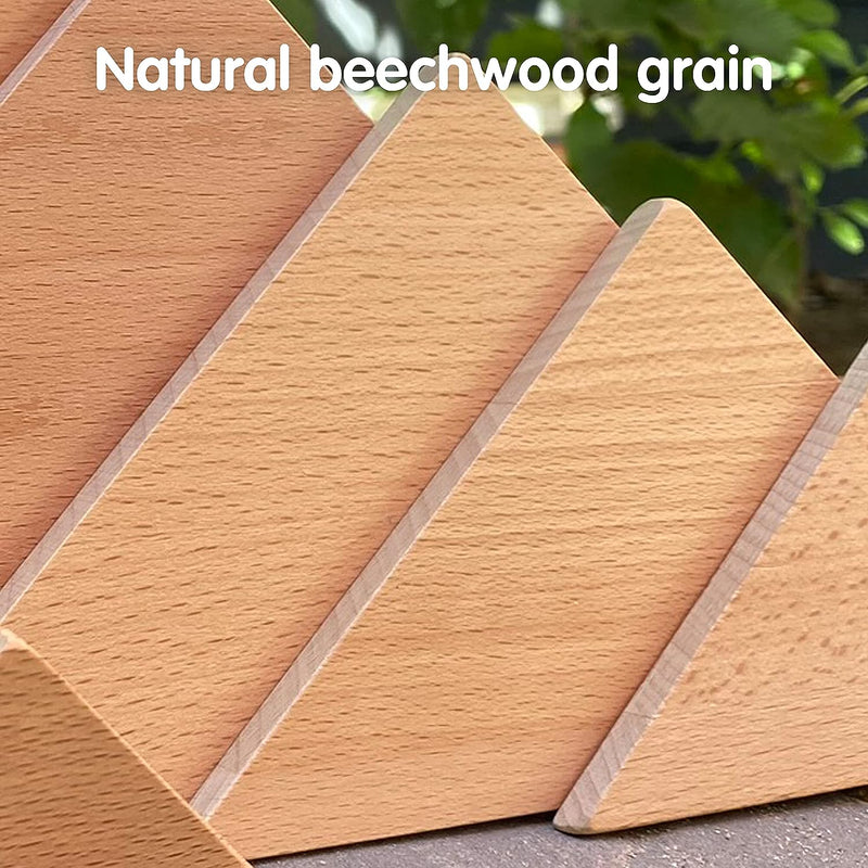 Natural Wooden Architect Triangular Panels - Pk6, Learning SPACE