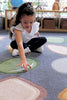 Natural World™ Carved Placement 2x2m Carpet, Learning SPACE