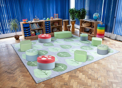 Natural World™ Placement 3x3m Carpet-Dropship,Kit For Kids,Mats & Rugs,Nature Sensory Room,Neutral Colour,Placement Carpets,Rugs,Square,Wellbeing Furniture-Learning SPACE