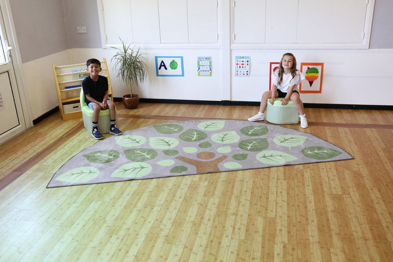 Natural World™ Semi-Circle Placement 3x1.5m Carpet, Learning SPACE