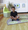 Natural World™ Semi-Circle Placement 3x1.5m Carpet-Corner & Semi-Circle,Kit For Kids,Mats & Rugs,Nature Sensory Room,Neutral Colour,Placement Carpets,Rugs,Wellbeing Furniture-Learning SPACE