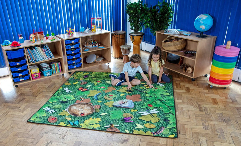Natural World™ Woodland Double Sided 2x2m Carpet, Learning SPACE