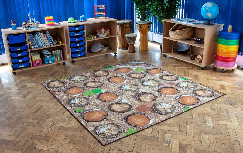 Natural World™ Woodland Double Sided 2x2m Carpet, Learning SPACE