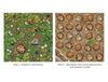 Natural World™ Woodland Double Sided 2x2m Carpet, Learning SPACE