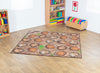 Natural World™ Woodland Double Sided 2x2m Carpet, Learning SPACE