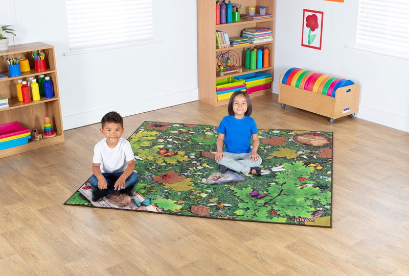 Natural World™ Woodland Double Sided 2x2m Carpet, Learning SPACE