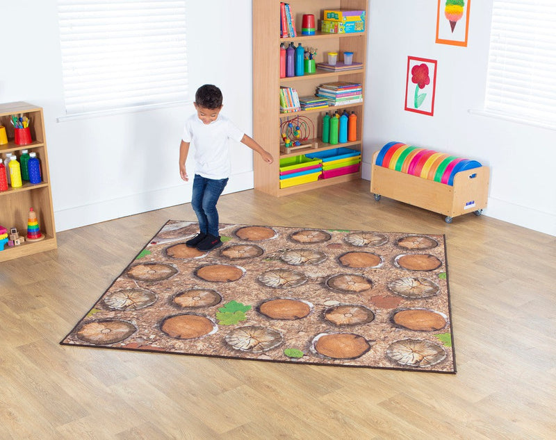 Natural World™ Woodland Double Sided 2x2m Carpet, Learning SPACE