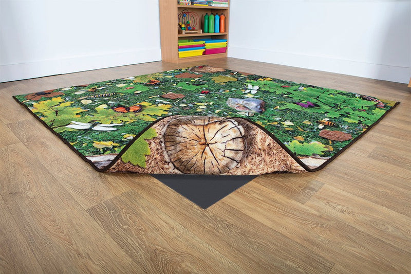 Natural World™ Woodland Double Sided 2x2m Carpet, Learning SPACE
