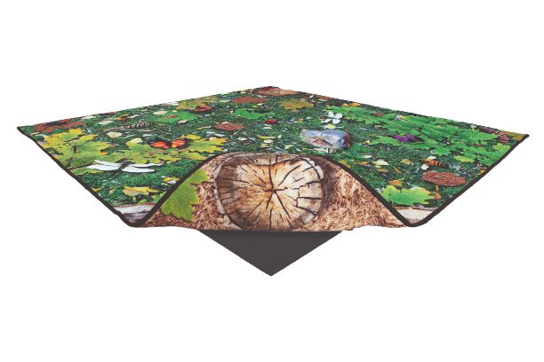 Natural World™ Woodland Double Sided 2x2m Carpet, Learning SPACE