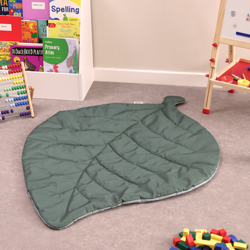 Nature Leaf Quilted Floor Mat, Learning SPACE