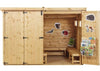 NatureNook Explorer's Hub - Closed Curriculum Forest Cabin-Cosy Direct, Forest School & Outdoor Garden Equipment, Nooks dens & Reading Areas, Outdoor Classroom, Outdoor Dens, Reading Area, Sensory Dens, Wellbeing Furniture-Learning SPACE