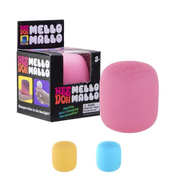 NeeDoh Mello Mallo – Colour-Changing Squishy Fidget Toy, Learning SPACE