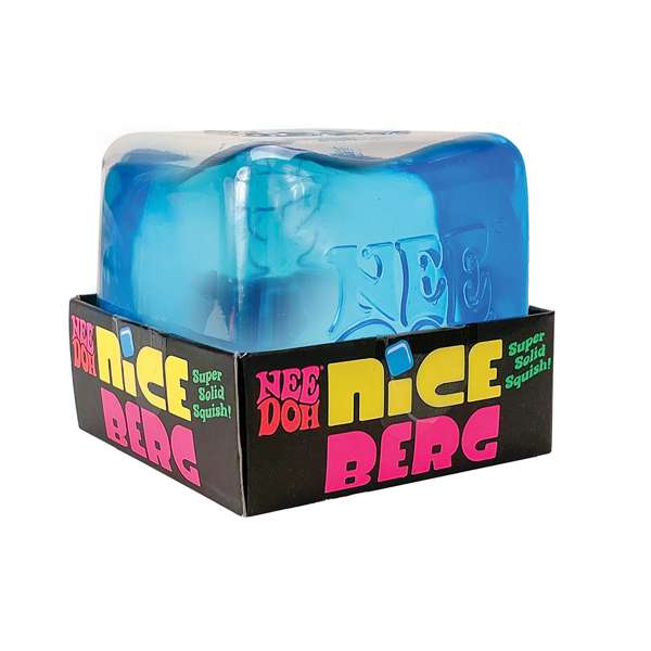 NeeDoh Niceberg – Jumbo Ice Cube Fidget Toy, Learning SPACE