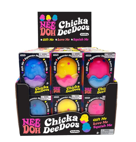 Needoh Chicka Deedos Fidget Squish Toy-ADD/ADHD,Calming & Anxiety,Calming and Relaxation,Fidget,Needoh,SCOTEXCEL,Squishing Fidget,Stocking Stuffers,Stress Relief-Learning SPACE