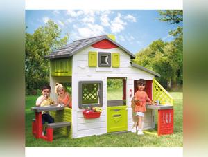 Neo Friends Play House & Kitchen-Doll Houses & Playsets-Imaginative Play, Kitchens & Shops & School, Play Houses, Playground Equipment, Playhouses, Pretend play, Role Play, Smoby-Learning SPACE