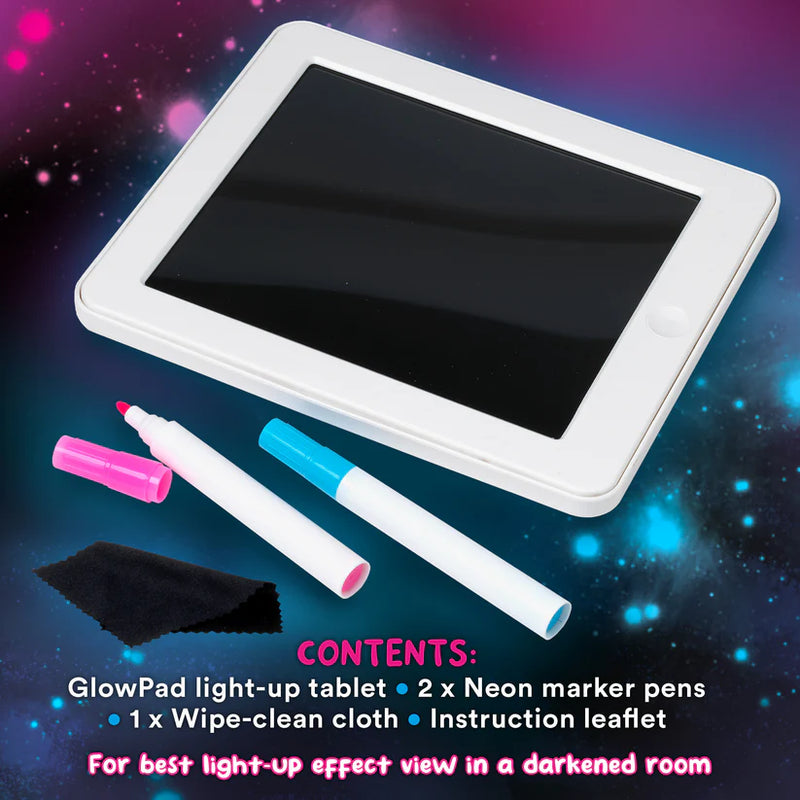 Neon GlowPad With Marker Pens, Learning SPACE