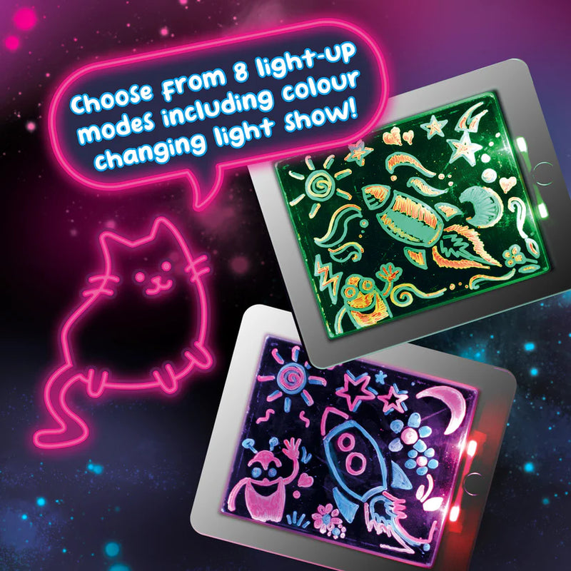 Neon GlowPad With Marker Pens, Learning SPACE