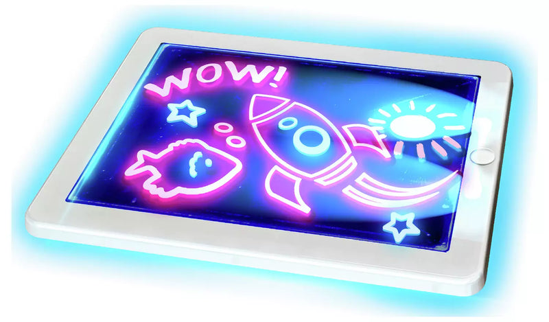 Neon GlowPad With Marker Pens, Learning SPACE