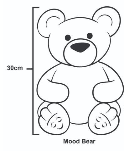 Nervous Bear - Mood Bear-Stuffed Toys-Additional Need,Calming & Anxiety,Calming and Relaxation,Comfort Toys,Eco Friendly,Emotions & Self Esteem,excell2,Games & Toys,Helps With,Mood Bear,Plush,PSHE,Social Emotional Learning,Social Stories & Games & Social Skills-Learning SPACE
